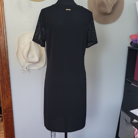 Michael Kors Elegant Black Midi Dress - Picture 7 of 9